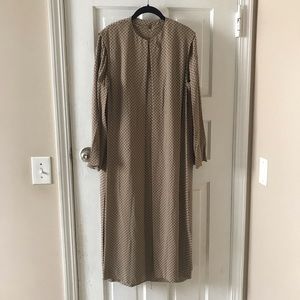 Funky Two Piece 1970s Dress and Vest Set